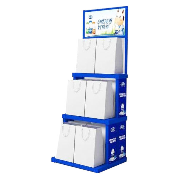 56.5*49.5*160Retailed Store Milk Plastic Display Shelves