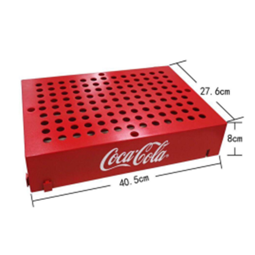 41*27.6*8cmSupermarket storage floor stack display rack for beverage