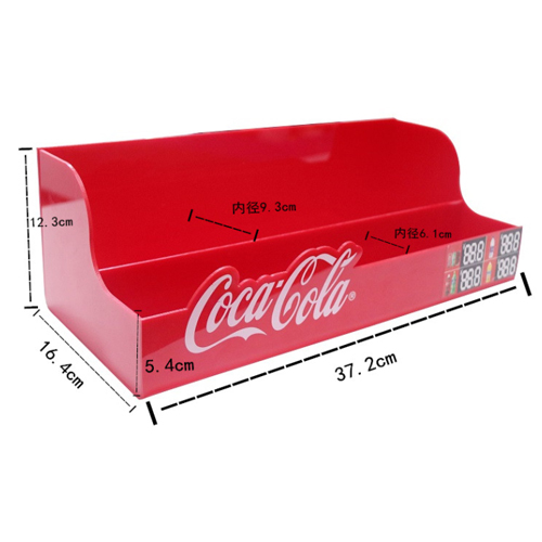 37.2X16.4X12.3cmShop Retail Counter Coca Cola Pvc Vacuum Display Stand